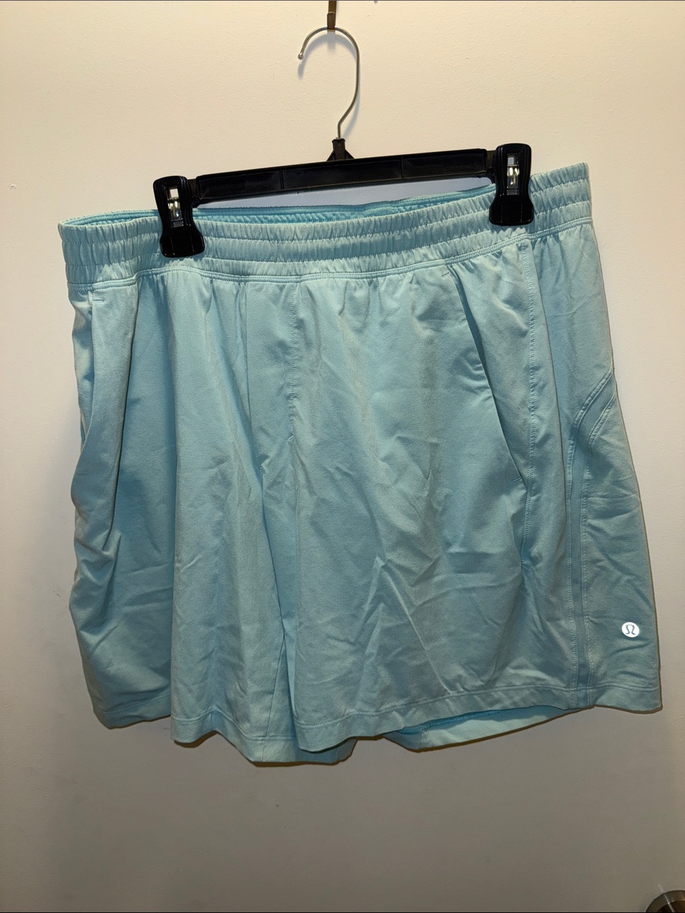 Lululemon Light Blue Pace Breaker Shorts